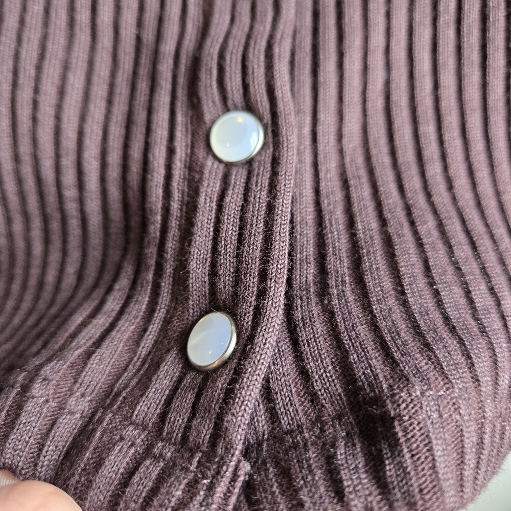 Women's Ribbed Long Sleeve Top - Picture 4 of 5